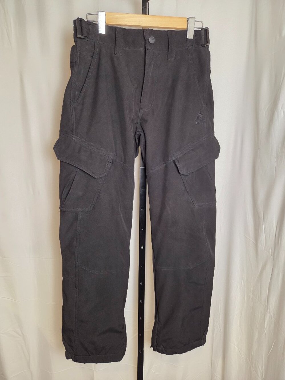 Gerry Men's Small Black Fleece Lined Cargo Pants Hiking Snow Ski Outdoor Gear